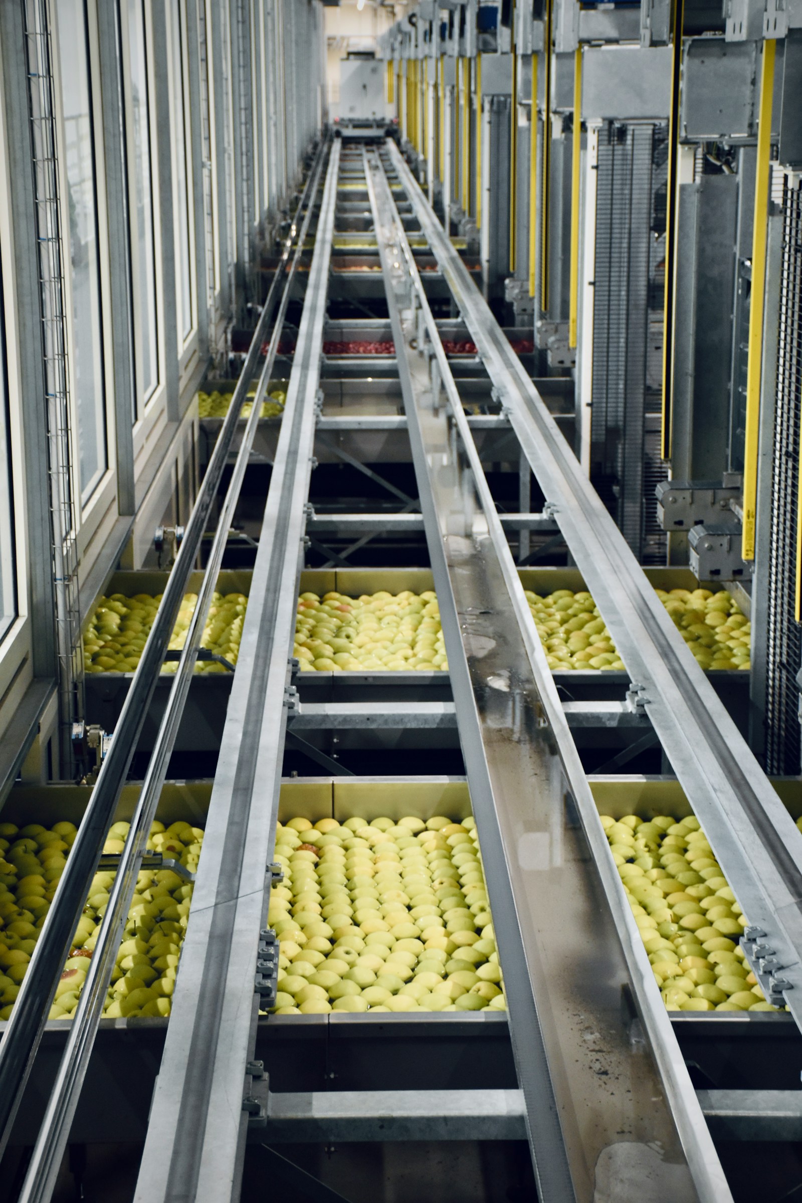 A factory with many machines